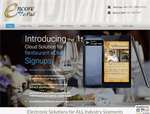Tablet Screenshot of encoreepad.com